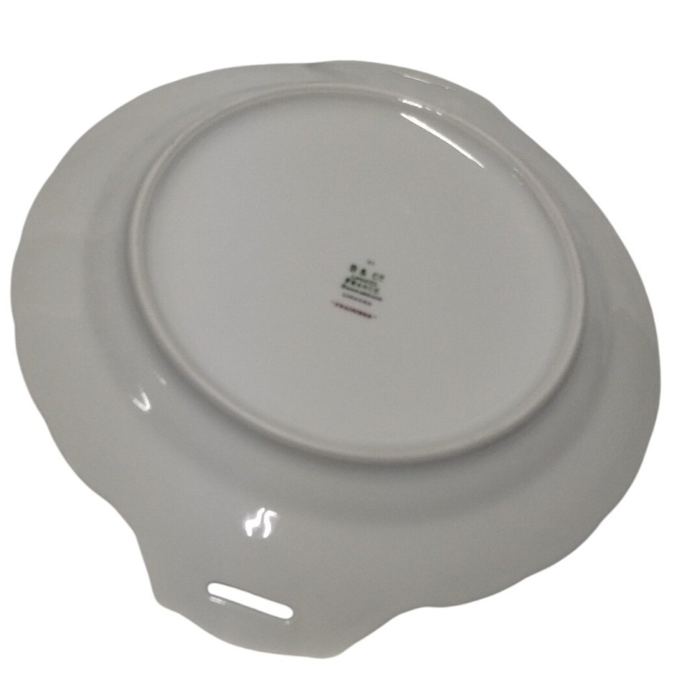 Bernardaud Limoges Fraises Strawberry Handled Cake Plate French Porcelain - Picture 8 of 13